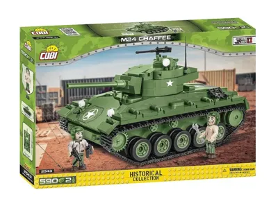 Stavebnice WW II M24 Chaffee (1:35) - Cobi