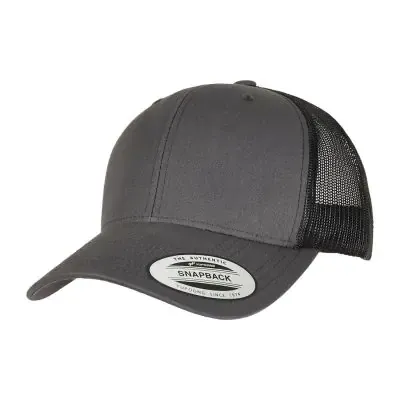 YP Classics 2-TONE Retro Trucker Cap Charcoal / Yupoong