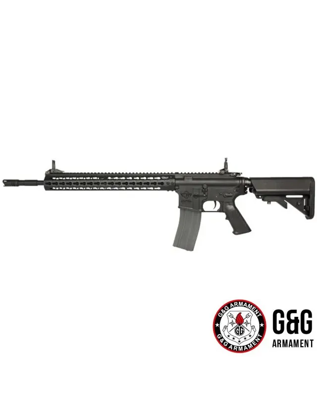 G&G Armament CM15 Kr-Apr 14.5" · Negro