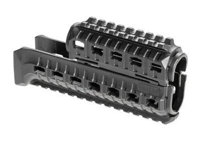 AK/AK74 Polymer M-LOK Picatinny Forskæfte - Sort - DLG Tactical