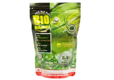 0.28g Bio Precision BB'er 2000 rds - Hvid - G&G Armament