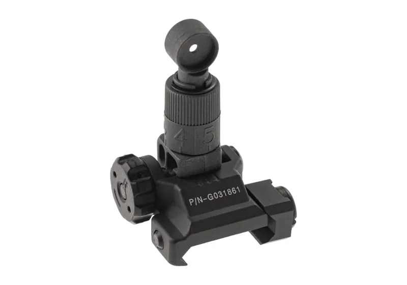 G&G Armament Flip-Up Rear Sigte - Sort